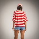 T-SHIRT ALBNS OVERSIZE STRIPES SAINT TROPEZ - Carla Valente