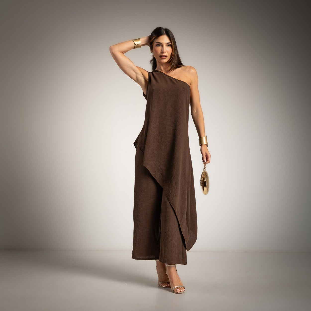 CONJUNTO ALBNS 2 PEÇAS TÚNICA ASSIMÉTRICA “LIZZA” - Carla Valente