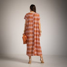 VESTIDO ALBNS OVERSIZE LYCRA FRIA DAMERO LUREX - Carla Valente