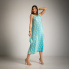 VESTIDO ALBNS PLISSADO POLKA DOTS VIVO LUREX - Carla Valente