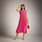 VESTIDO ALBNS PLISSADO POLKA DOTS VIVO LUREX - Carla Valente