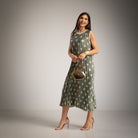 VESTIDO ALBNS PLISSADO POLKA DOTS VIVO LUREX - Carla Valente