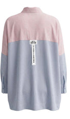 CAMISA VDR ESTAMPA 17 ESTRUTURADA RISCAS E PINTAS - Carla Valente