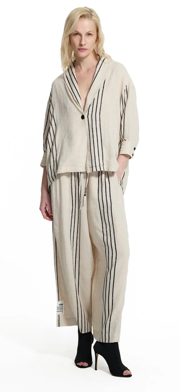 CASACO VDR OVERSIZE COM RISCAS - Carla Valente