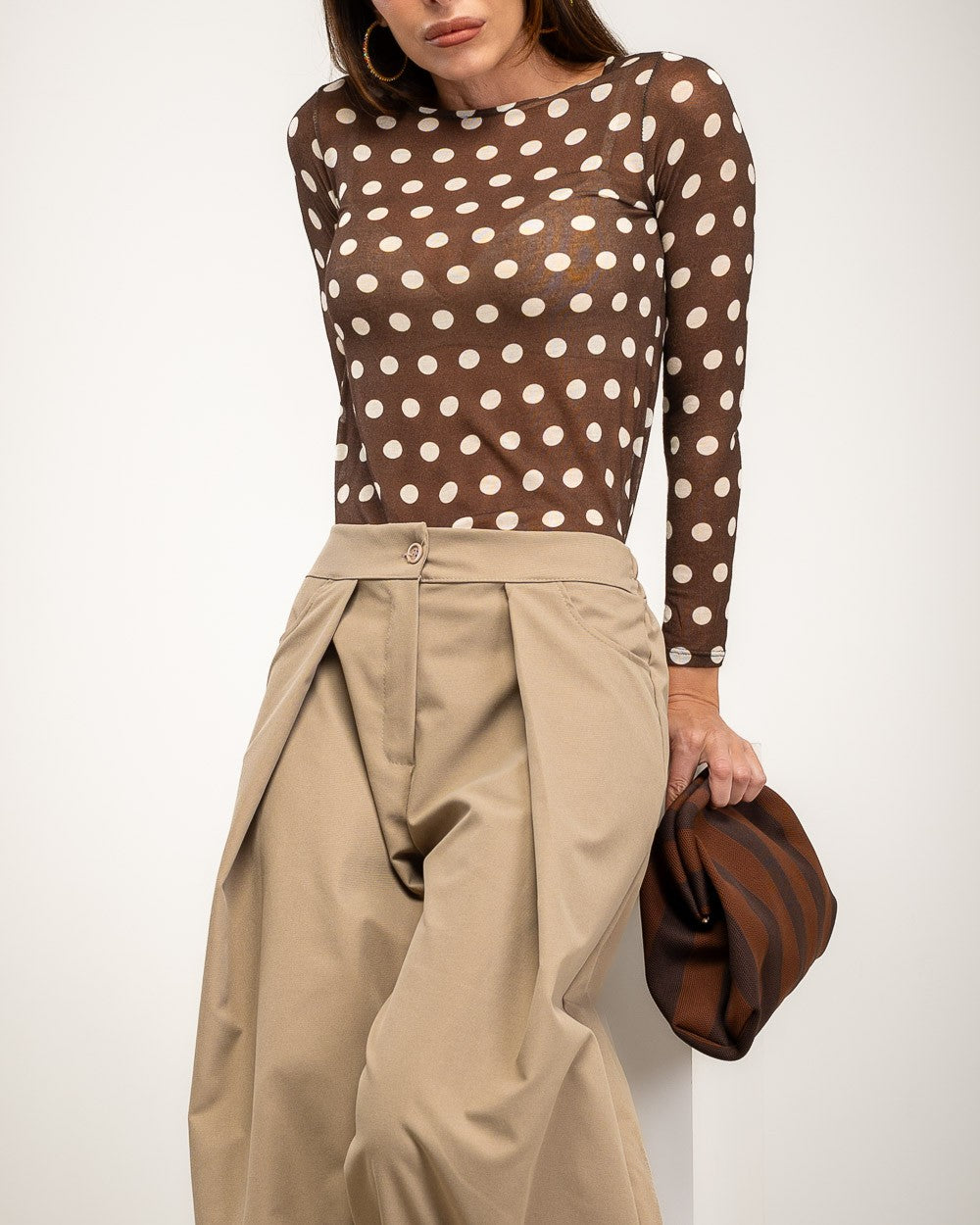 TOP ALBNS CASHMERE POLKA DOTS - Carla Valente