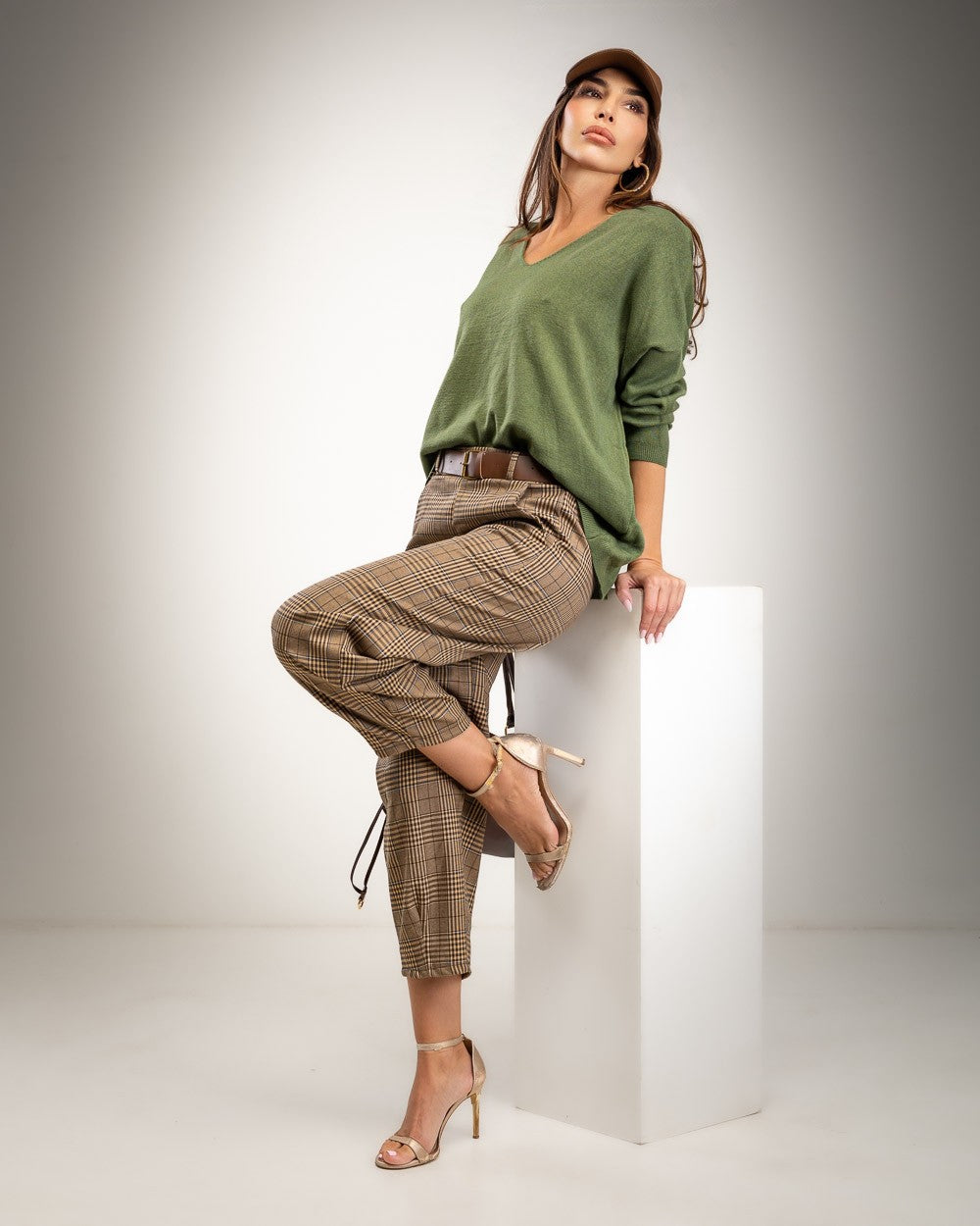SUÉTER ALBNS OVERSIZE ICONIC GLITTER - Carla Valente