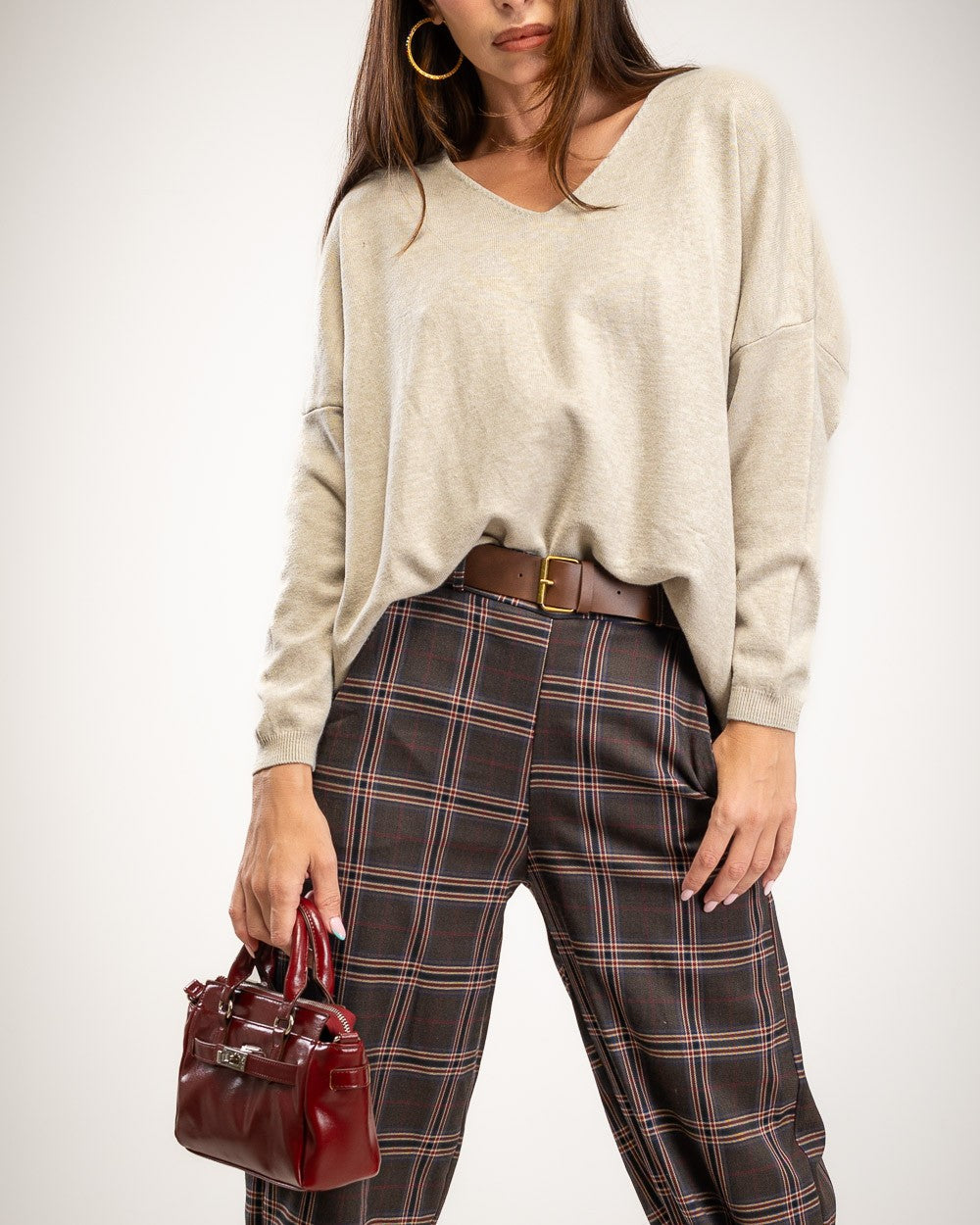 SUÉTER ALBNS OVERSIZE ICONIC GLITTER - Carla Valente