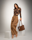TOP ALBNS DE CAXEMIRA CAMUFLADO - Carla Valente