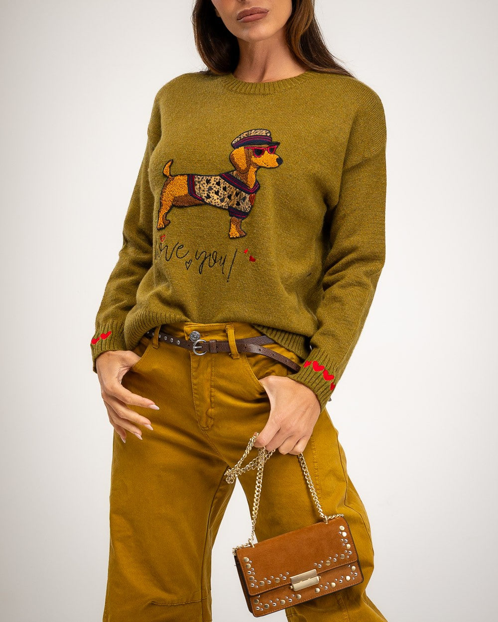 CAMISOLA ALBNS COM TECKEL E LOVE YOU BORDADOS - Carla Valente