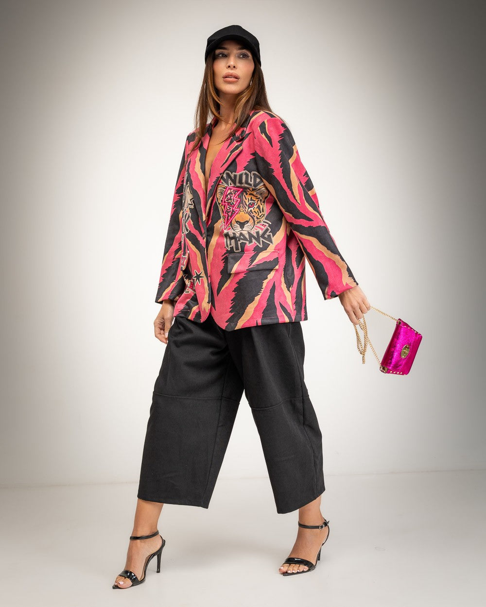 BLAZER ALBNS OVERSIZE CAMURÇA SINTÉTICA ZEBRA TIGGER - Carla Valente