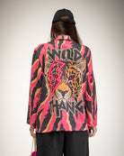 BLAZER ALBNS OVERSIZE CAMURÇA SINTÉTICA ZEBRA TIGGER - Carla Valente