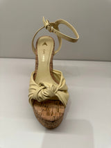 SANDÁLIA CARRANO MEIA PATA SOLA CORTIÇA TIRA COM NÓ - Carla Valente