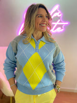 POLO DIXIE MALHA LOSANGOS - Carla Valente