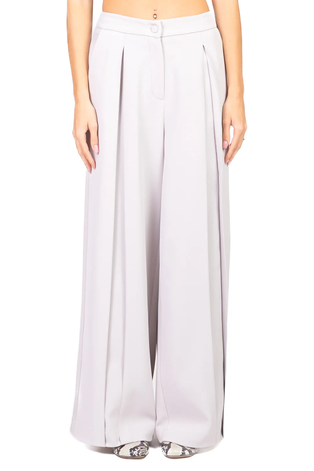 CALÇA IMPERIAL PALAZZO CINTA SUBIDA WIDE LEG - Carla Valente