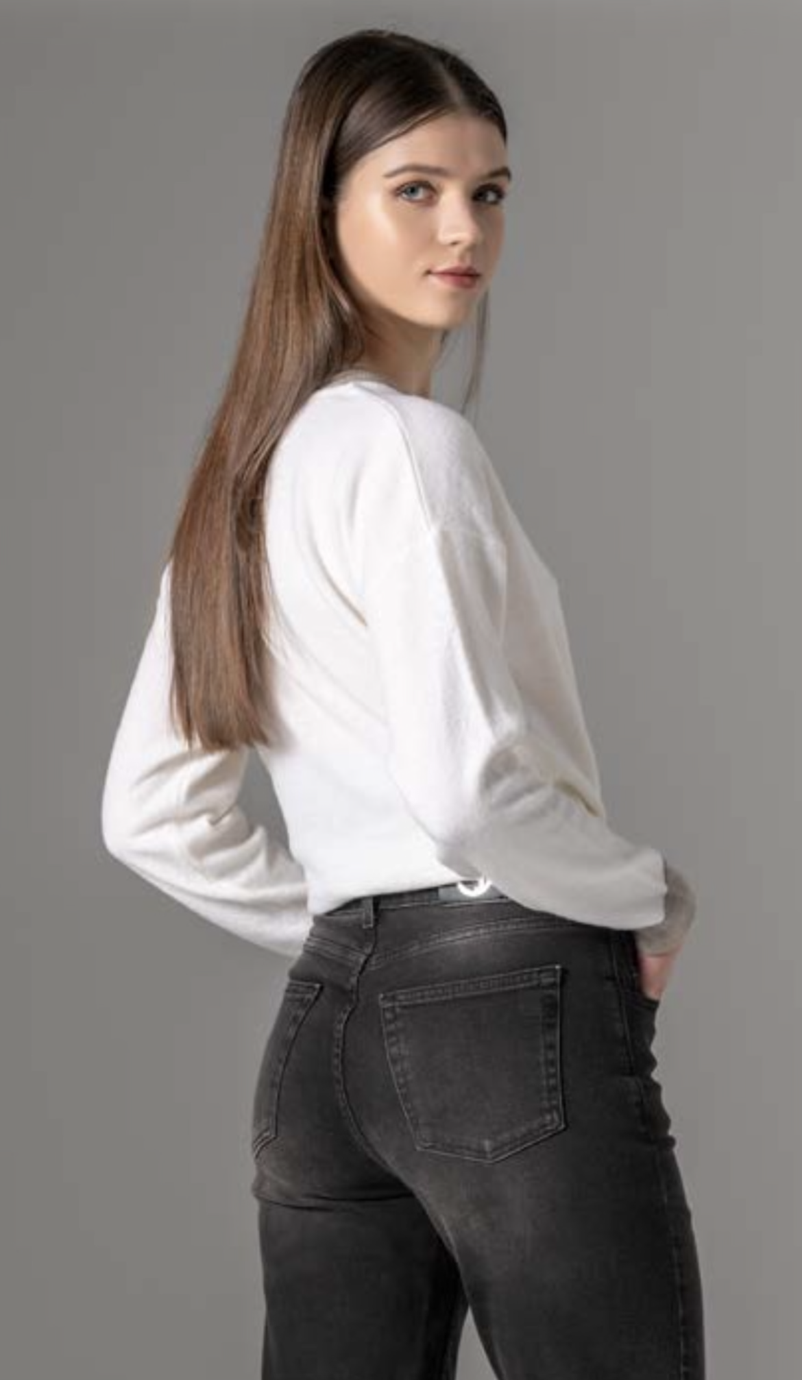 CAMISOLA LIBERJEANS MALHA DECOTE EM V COM CONTRASTE - Carla Valente