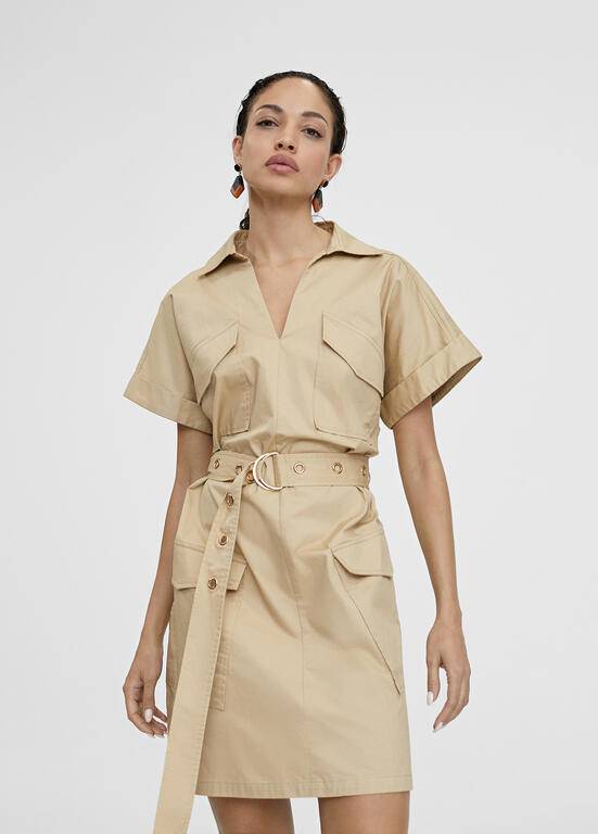 VESTIDO LOLA CASADMNT CURTO C/BOLSOS CAO - Carla Valente