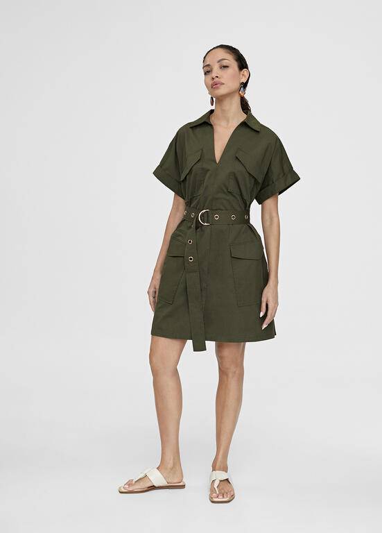 VESTIDO LOLA CASADMNT CURTO C/BOLSOS CAO - Carla Valente