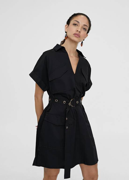 VESTIDO LOLA CASADMNT CURTO C/BOLSOS CAO - Carla Valente