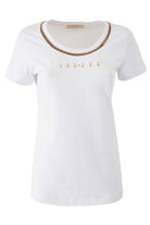 T-SHIRT YES ZEE DEC REDONDO C/STRASS - Carla Valente