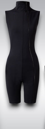 MACACÃO VDR CURTO COM ZIP - Carla Valente