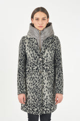 CASACO YES ZEE COM COLETE FALSO REMOVÍVEL ANML PRINT - Carla Valente