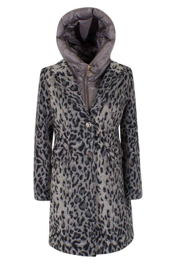 CASACO YES ZEE COM COLETE FALSO REMOVÍVEL ANML PRINT - Carla Valente