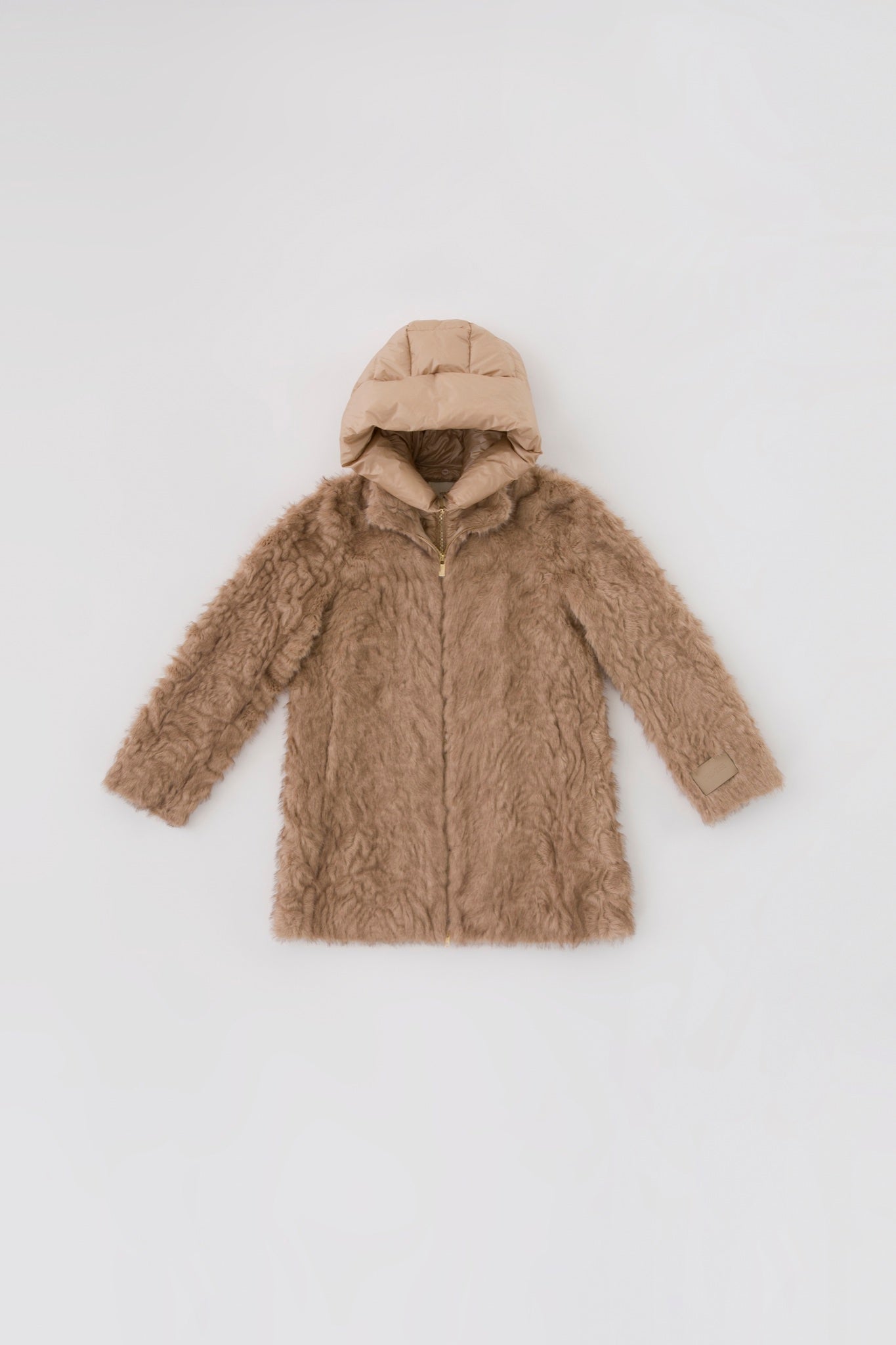 CASACO YES ZEE TEDDY COM CARAPUÇO - fotografia oficial FW26