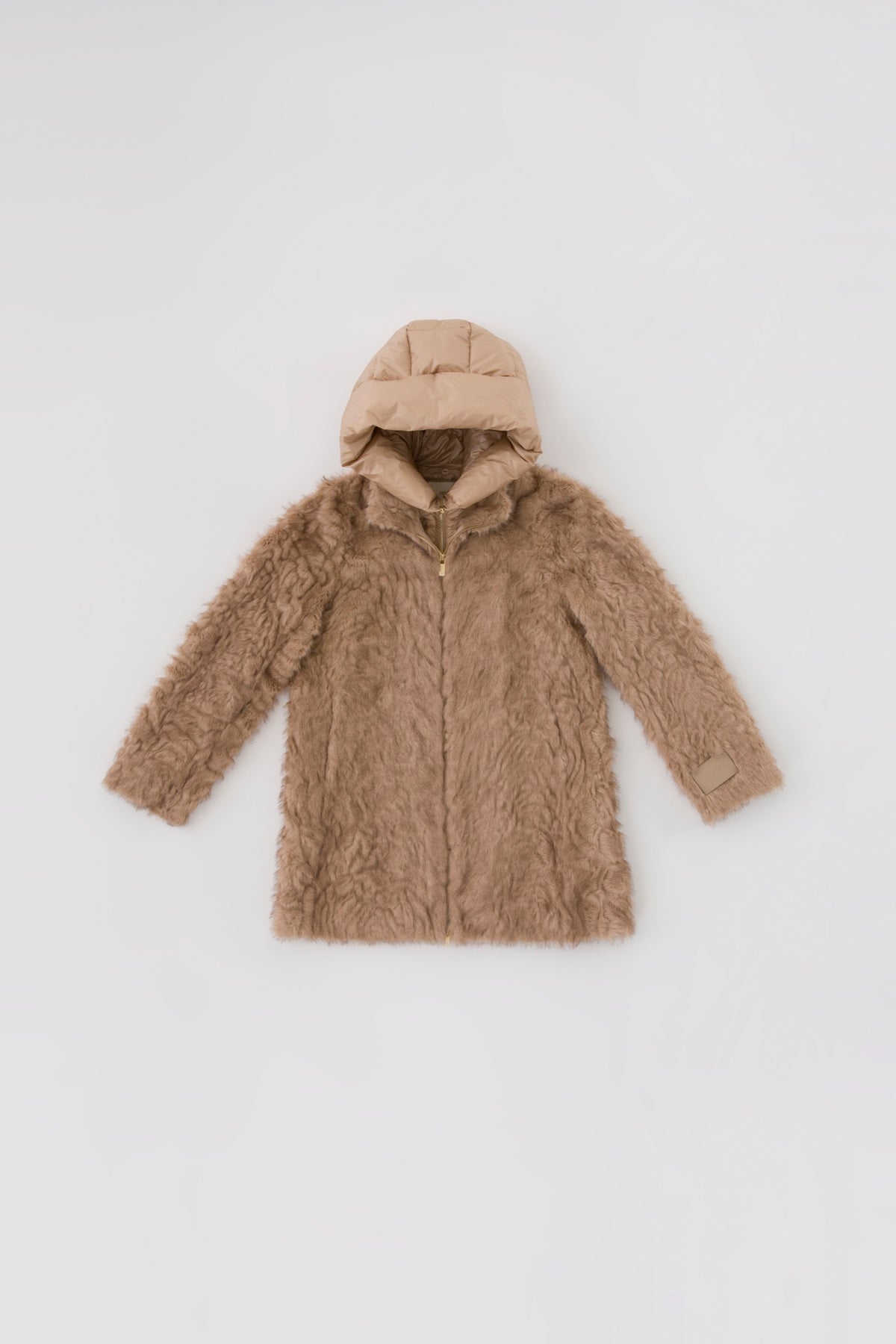CASACO YES ZEE TEDDY COM CARAPUÇO - fotografia oficial FW26