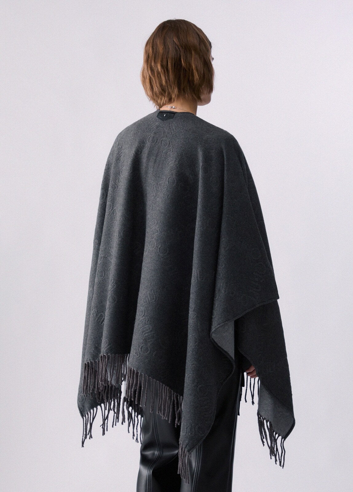 PONCHO LIU JO 2F6042T2751 — Antracite — 6342065c2df2ac947b0c728b490e0e8ba345b0a9c4ab24ba38d646e9b8d432f9