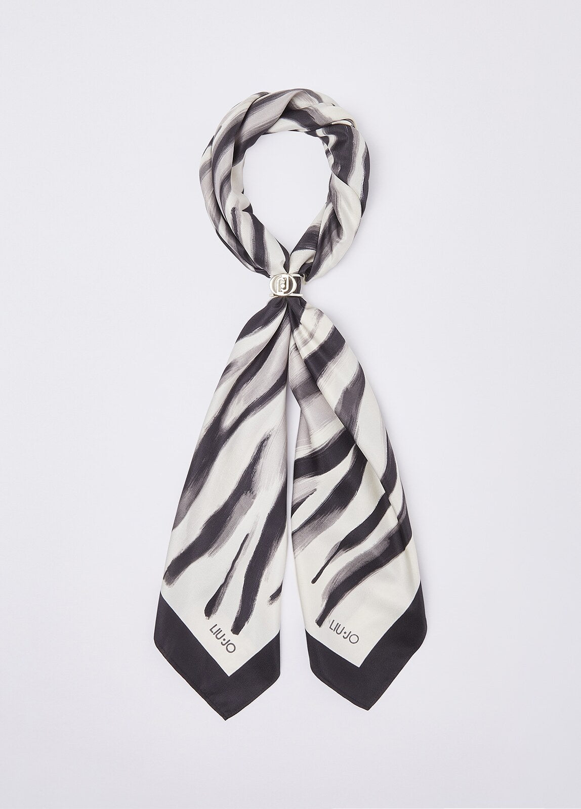 LENÇO LIU JO 2F6059T2745 — ZEBRA — 1c986dc70fff85871bd687f12dcbe94b7d4ea1b7f6aa4473d27a2e9d4e45484f