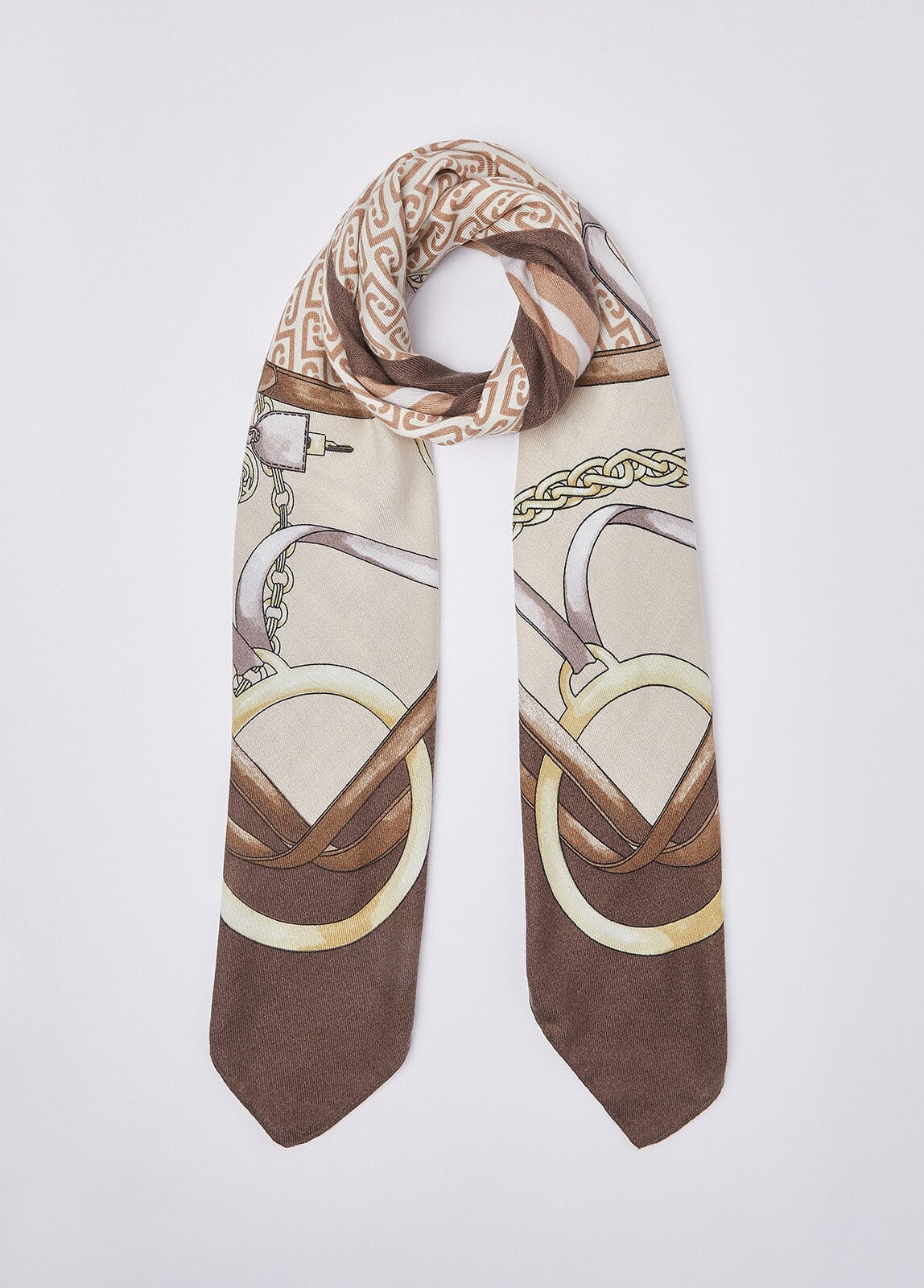 LENÇO LIU JO 2F6074T2745 — Dark mocha — 186b3a36875952ad35cb664bb74592c0b130c9df25305396ca324c6cb0ad05e8