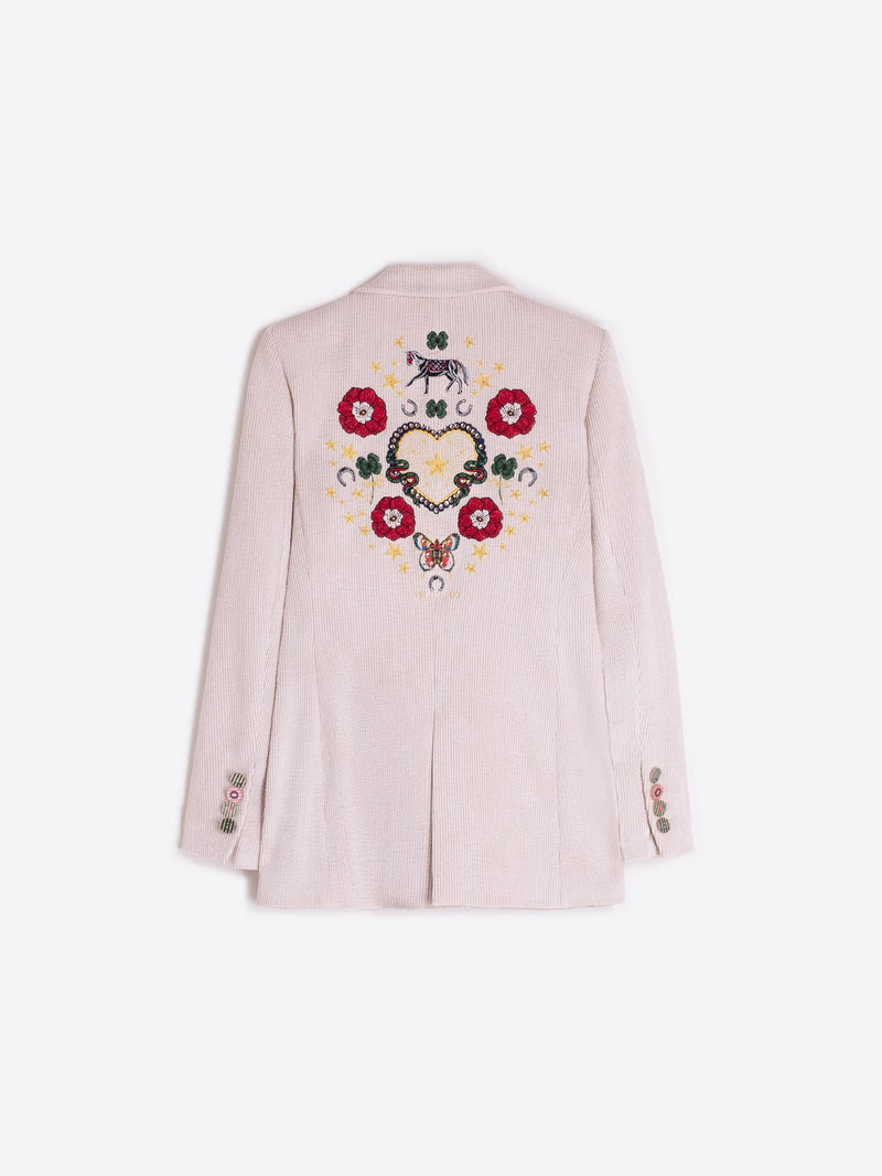 BLAZER VILAGALLO ROCK EMB RAW CORDUROY - Carla Valente