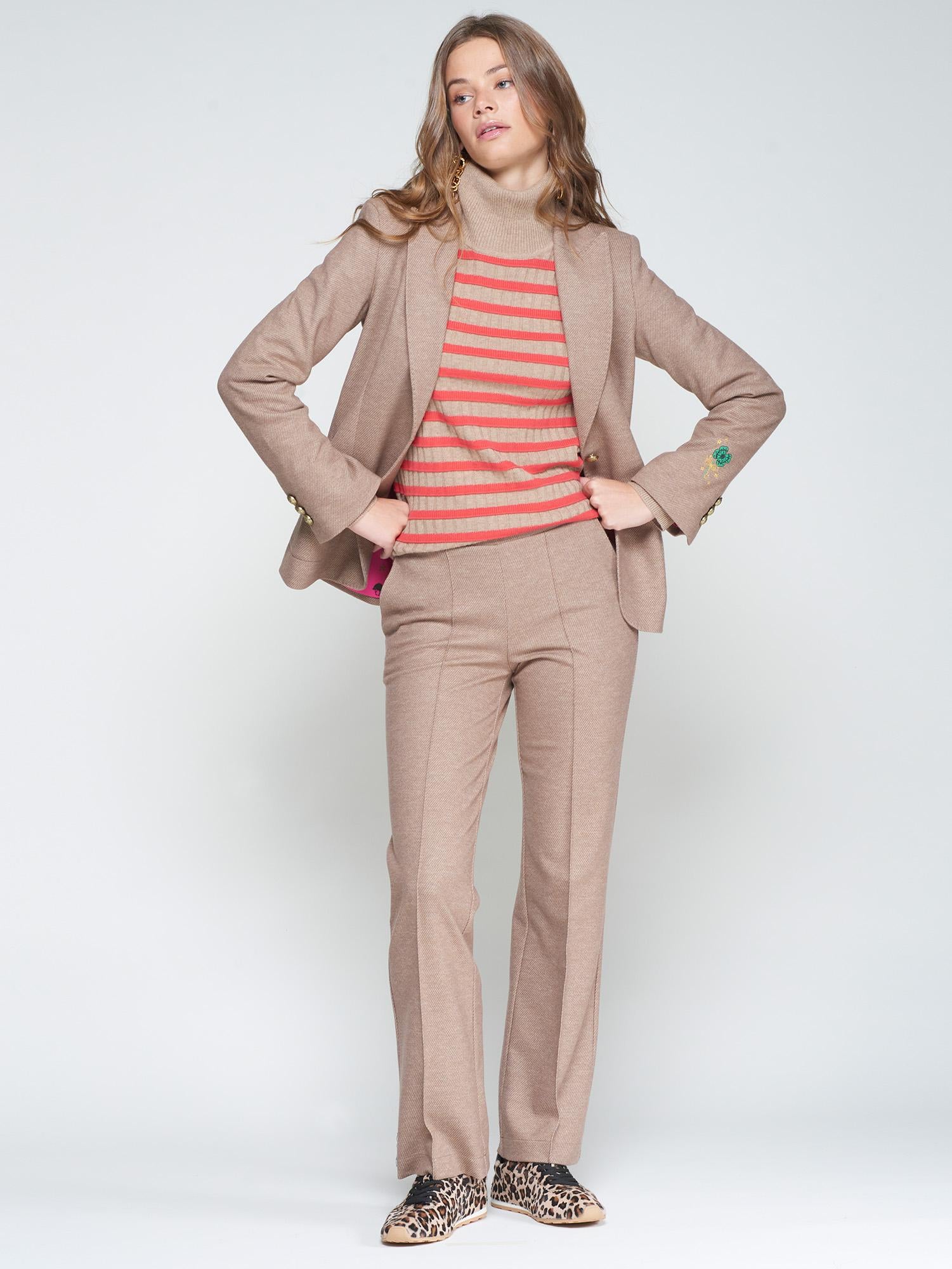 CALÇA VILAGALLO CARLA PUNTO DIAGONAL - Carla Valente