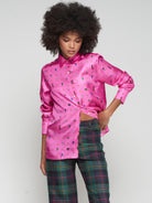 CAMISA VILAGALLO MARIELA MOTIVOS HIPICA SEDA - Carla Valente