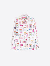CAMISA VILAGALLO ESTAMPADA CHÁ DE FÓSFOROS DE SEDA - Carla Valente