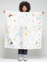 LENÇO VILAGALLO FOULARD DE SEDA CÓSMICA - Carla Valente