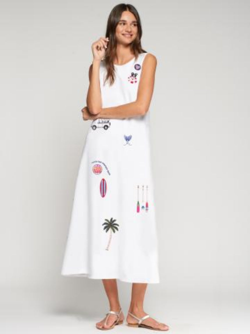 VESTIDO VILAGALLO ZINA PUNTO COM ESTAMPAS - Carla Valente