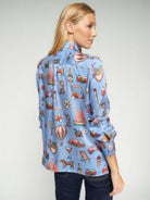 CAMISA VILAGALLO ISA VINTAGE ESTAPADA E COM RISCAS - Carla Valente