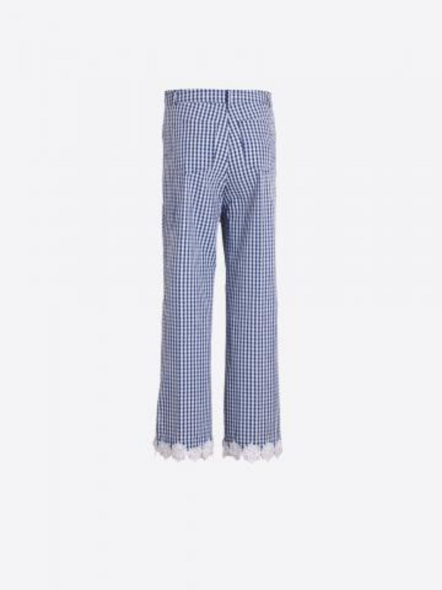 PANTALONA VILAGALLO NURIA VICHY COM RENDA - Carla Valente