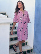 VESTIDO VILAGALLO AME RISCA VERMELHA COM LANTEJOULAS - Carla Valente