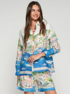 CAMISA VILAGALLO TEA ESTAMPA PUERTO BANUS - Carla Valente