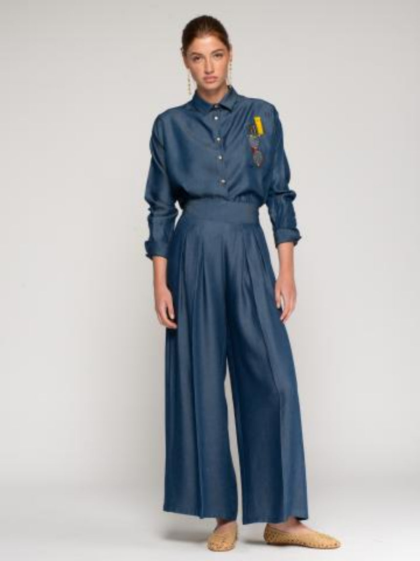 PANTALONA VILAGALLO MARIAN EM TENCEL - Carla Valente
