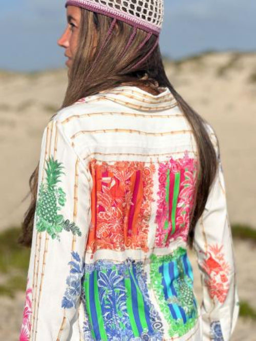 CAMISA VILAGALLO ESTAMPADA BAMBU TUCAN - Carla Valente