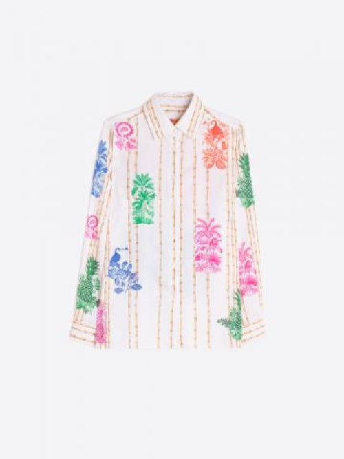 CAMISA VILAGALLO ESTAMPADA BAMBU TUCAN - Carla Valente