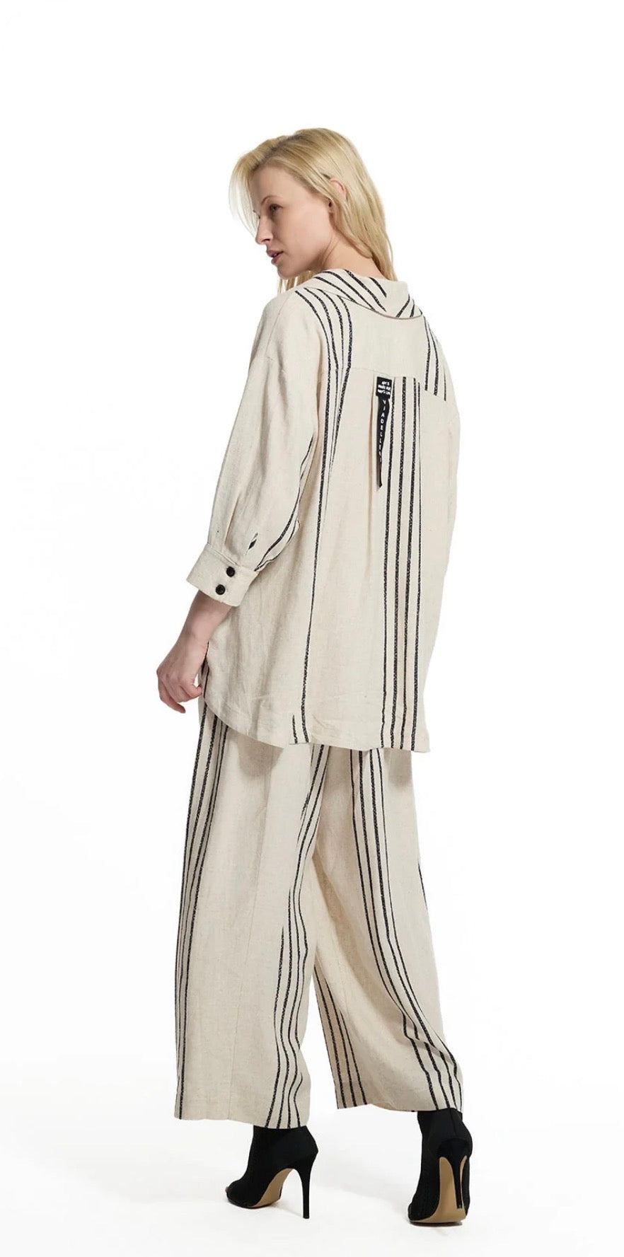 CASACO VDR OVERSIZE COM RISCAS - Carla Valente