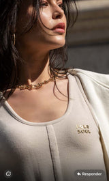 TANK TOP FOURSOUL MALHA CANELADA APLICAO - Carla Valente