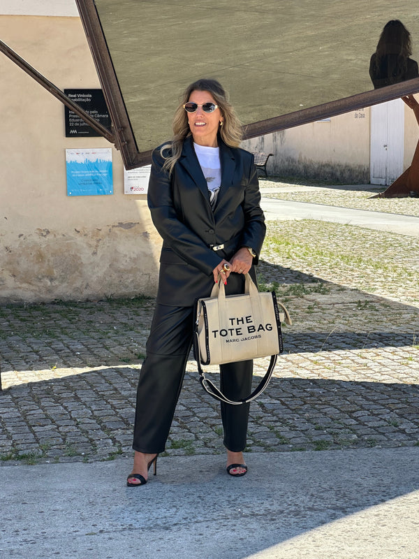 BLAZER IMPERIAL EM ECO PELE COM CINTO - Carla Valente