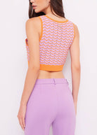 TOP GAUDI MALHA CROPPED ONDAS - Carla Valente