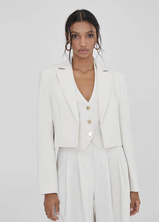 BLAZER MAITE CROPPED - Carla Valente