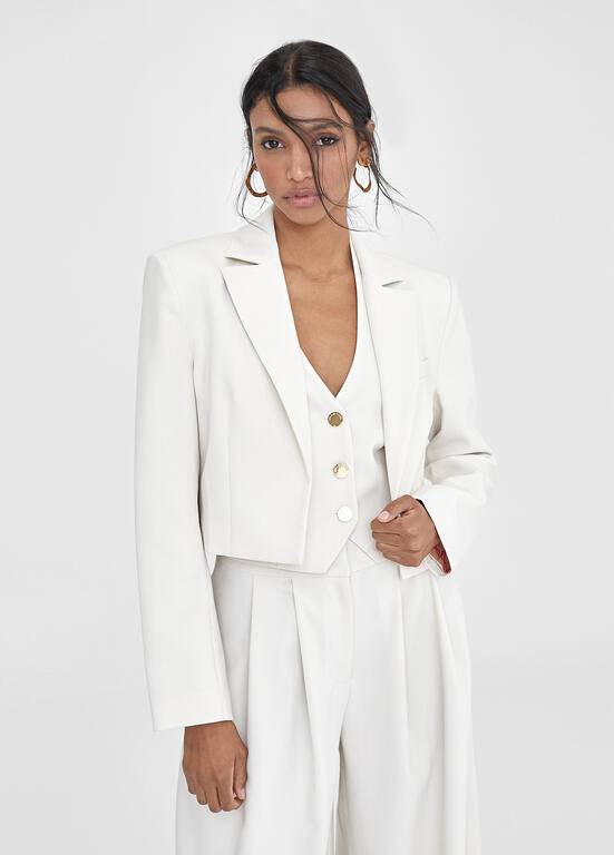 BLAZER MAITE CROPPED - Carla Valente
